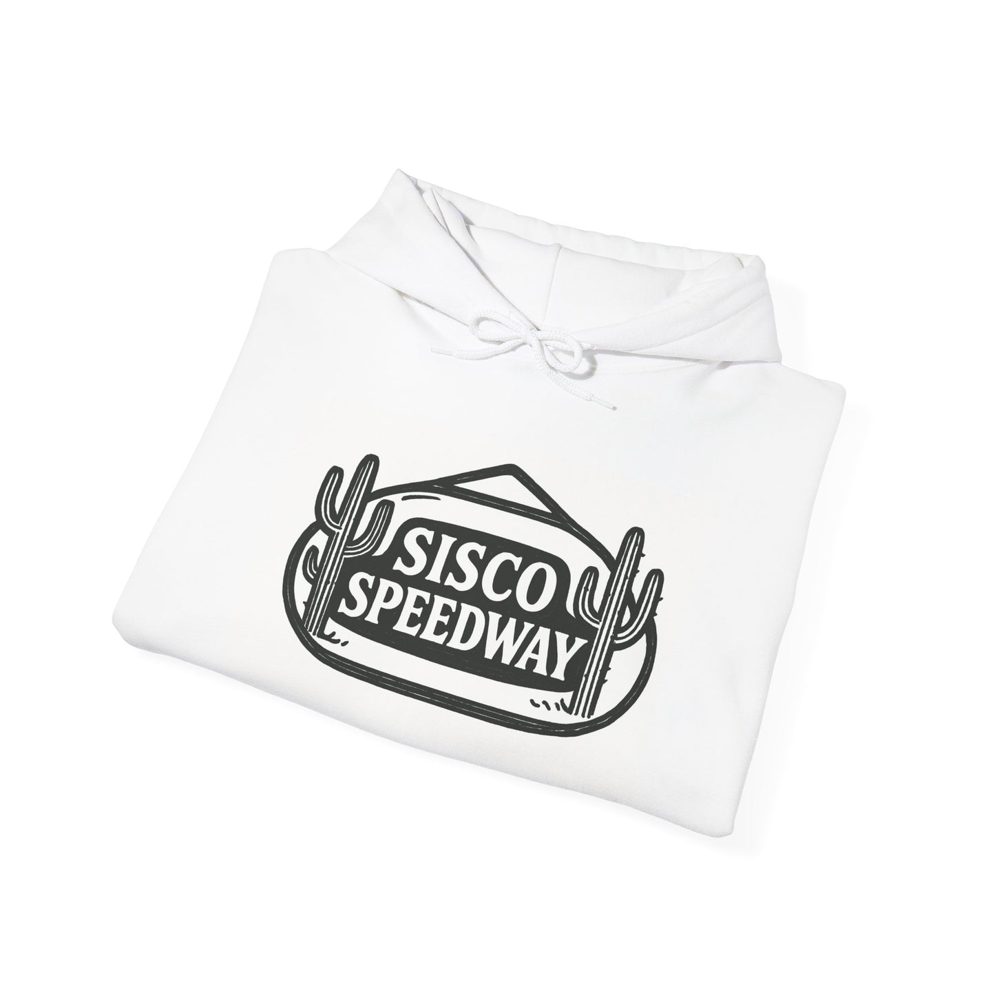 Sisco Speedway Hoodie, Cozy Unisex Sweatshirt, Casual Streetwear, Perfect Gift, Year-Round Comfort, Unique Graphic Design